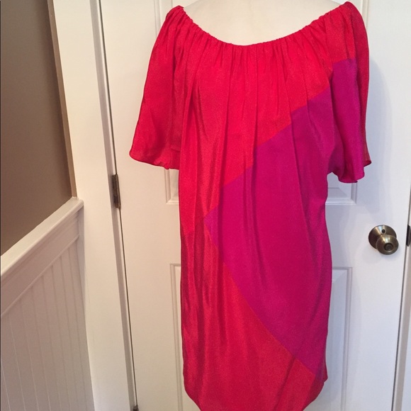 Phoebe Couture Dresses & Skirts - PHOEBE COUTURE DRESS BARBIE CORE MINI COLOR BLOCK PINK RED Size 2